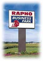 Rapho Business Park Sign